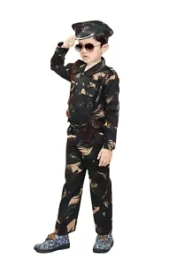 Elegant Cotton Battle Dress Army Outfit Costume Set For Kids-thumb3