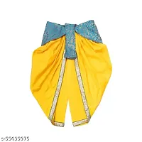 Kids Krishna Dress Yellow Firozi-thumb2