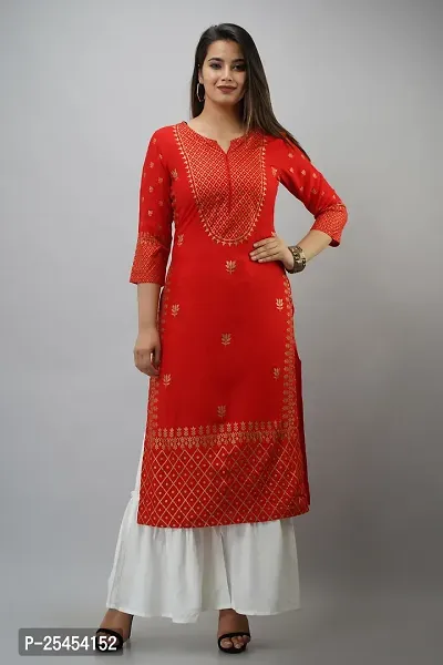 MAUKA - Red Straight Rayon Women's Stitched Salwar Suit ( Pack of 1 )