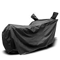 Peridot India New Yamaha MT-15 Water Resistant - UV Protection  Dust Proof Full Bike - Scooty Two Wheeler Body Cover for Yamaha MT-15 (Black)-thumb3