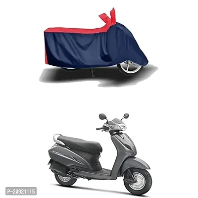 Peridot India New Honda Activa 125 Water Resistant - UV Protection  Dust Proof Full Bike - Scooty Two Wheeler Body Cover for Honda Activa 125 (Red Blue Color)