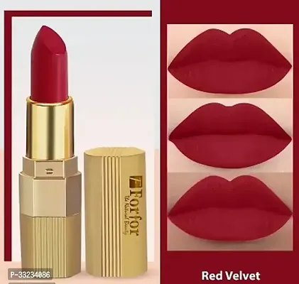 Lipstick Creamy Texture, Long Lasting Matte Finish Combo (5-8 hrs stay) (Pack of 5, Brown Nude ,Magenta ,Red Velvet, Basic Nude ,Maroon Wine)-thumb3