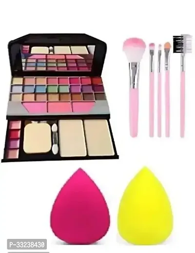 Makeup Kit 5 Pcs Brush Set 2 Puff Beauty Kits And Combos Makeup Kits