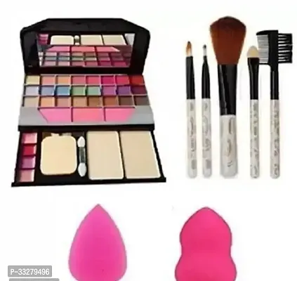 Makeup Kit And Hello Kitty Makeup Brushes And Me Now Makeup Sponges pack of eye shadow plate-thumb0