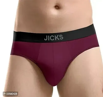 Jicks Men's Ultra-Comfort Nylon Underwear with Stretch Anti-Bacterial Protection - Pack of 2-thumb2