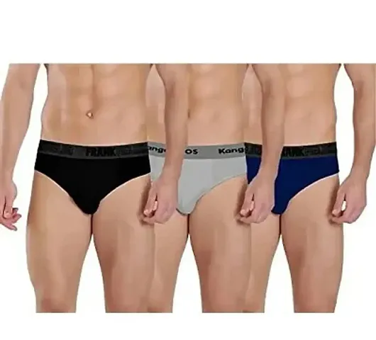 THE BLAZZE 0301 Men's Briefs (Pack of 3)(2XL,Combo_05)