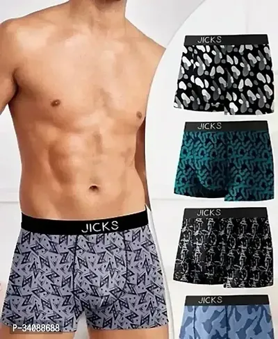 Stylish Nylon Printed Underwear for Men, Combo of 3-thumb0