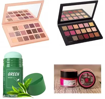 ROSE GOLD,NEW NUDE+GREEN MASK+LIPBALAM