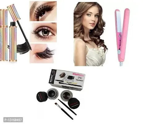 MASCARA, HAIR STRAIGHTENER, MUSIC FLOWER