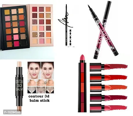 NUDE,ROSE EYESHADOW,KAJAL,36H LINER,5IN1 LAPISTICK,CONTOUR STICK-thumb0