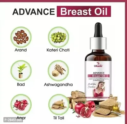 OILANIC ADVANCE BREAST OIL COMBO ( BUY 1 GET 1 FREE )30ml Each (60ml) (Pack Of 2)-thumb2