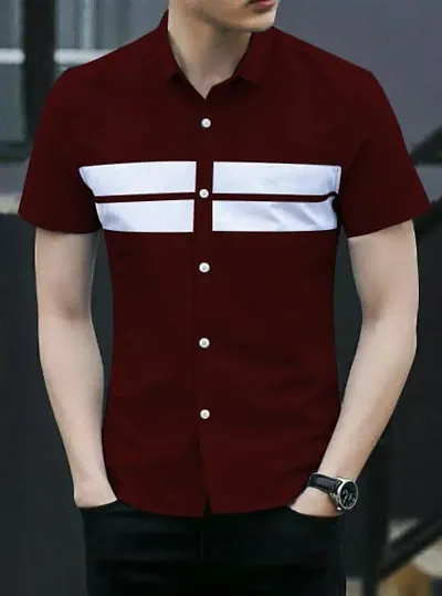 Must Have Cotton Blend Short Sleeves Casual Shirt 