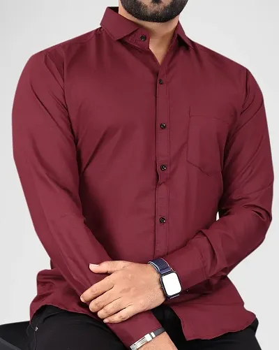 Best Selling Cotton Blend Long Sleeves Casual Shirt
