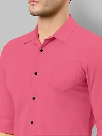 Men's Rayon Solid Long Sleeves Shirt-thumb1