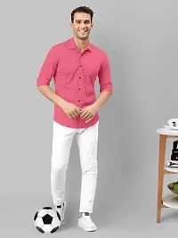 Men's Rayon Solid Long Sleeves Shirt-thumb2