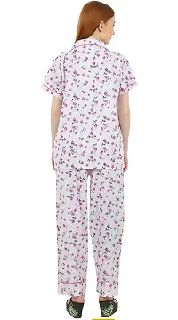 Women Cotton Printed Night Suits Set of Top  Pyjama-thumb3