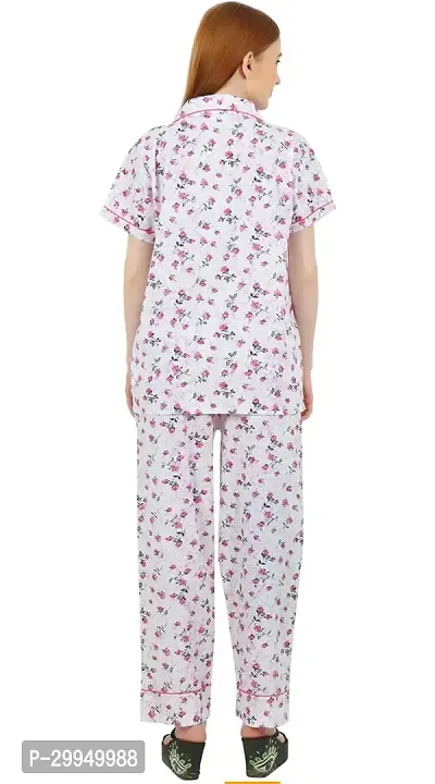 Women Cotton Printed Night Suits Set of Top  Pyjama-thumb4