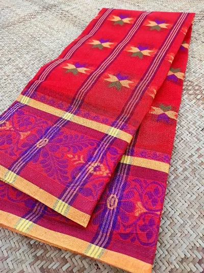 Alluring Cotton Saree without Blouse piece 