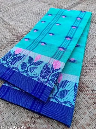  Cotton Saree without Blouse piece 