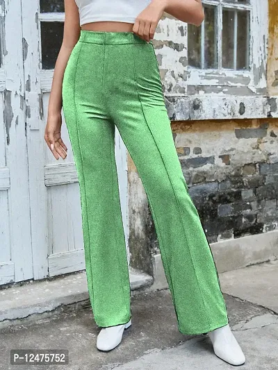 Buy Green Rayon Flex Embroidery Paisley Yoke Top With Bell Bottom Pant For  Women by Inej Online at Aza Fashions.
