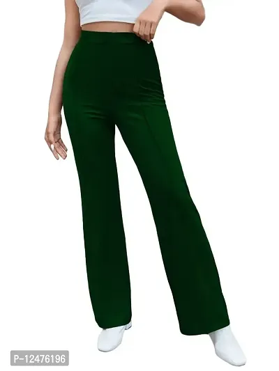 Buy online Vent Hem Mid Rise Trouser from bottom wear for Women by  Buynewtrend for ₹489 at 65% off | 2024 Limeroad.com