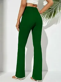 Trousers for women - Trendy bell-bottom pant for women and girls.-thumb1