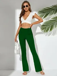 Trousers for women - Trendy bell-bottom pant for women and girls.-thumb3