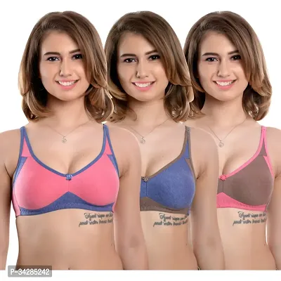 Stylish Bra for Women Pack of 3-thumb0