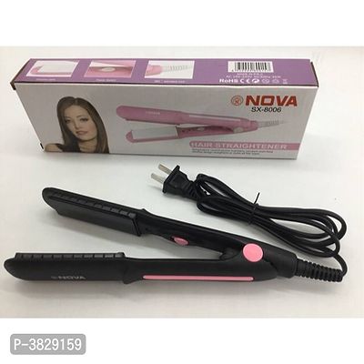 Nova 8006 Hair Straightener For Women & Girl Black-thumb0