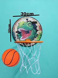 Buyab Factory Basketball Set with Attractive Design for Kids Wooden Board Basketball for Playing Indoor Outdoor Basketball Game high Quality Material Gift Set for Kids-thumb1