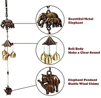 Peacock Wind Chimes Bells- 18 Inch Hanging Deacute;cor-thumb2