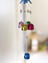 5 Bell Wind Chimes For Home Balcony Bedroom || Home Decoration Items (Eiffel Tower)-thumb2