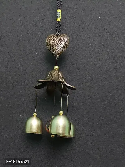 3 Bells Wind Chime Hanging For Home Balcony Garden Office Bedroom Possitive-thumb4