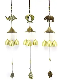 Peacock Wind Chimes Bells- 18 Inch Hanging Deacute;cor-thumb3