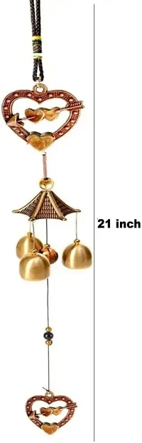 Heart Shape Wind Chime Hanging For Home, Balcony, Garden Gallery Office Bedroom-thumb2