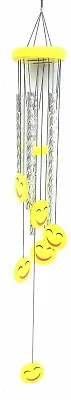 Chime Hanging Smiley Wood Vastu Feng Shui Love Wind Chime For Home Home Decor, Balcony, Garden And Gallery Bedroom Gift With Good Sound Quality Positive Energy Good Luck-thumb3