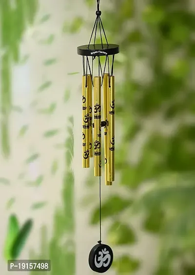 Om Wind Chimes With 5 Pipe Hanging For Possitive Energy Feng Shui-thumb2