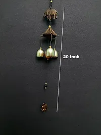 3 Bells Wind Chime Hanging For Home Balcony Garden Office Bedroom Possitive-thumb4