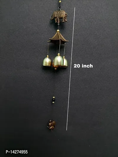 3 Bells Wind Chime Hanging For Home Balcony Garden Office Bedroom Possitive-thumb5