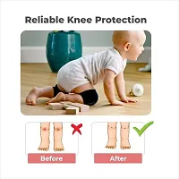 Classic Set Of 2 Pair  Baby Knee Pads Elastic, Breathable Cotton Comfortable-thumb3