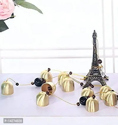 Metal Eiffel Tower Wind Chimes For Home Balcony Garden Positive Energy, Home Decor Hanging Long Brass Bells Gifts For Loved Ones 8 Bells 50 Cm-thumb2