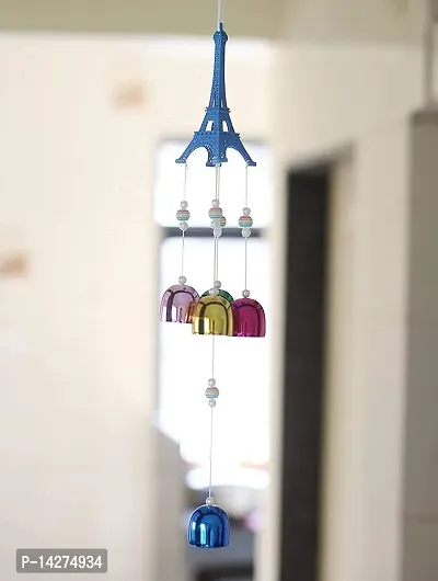 5 Bell Wind Chimes For Home Balcony Bedroom || Home Decoration Items (Eiffel Tower)-thumb4