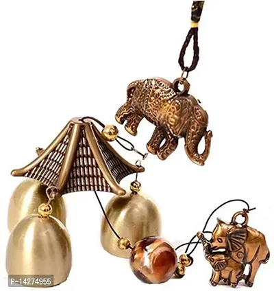 3 Bells Wind Chime Hanging For Home Balcony Garden Office Bedroom Possitive-thumb2