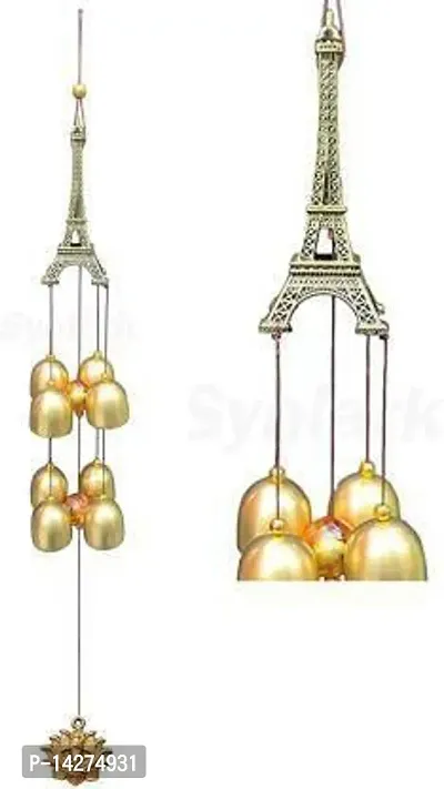 Metal Wind Chimes For Home Balcony Garden Positive Energy, Home Decor Hanging Long Brass Bells With Good Sound (Effie Tower)-thumb0