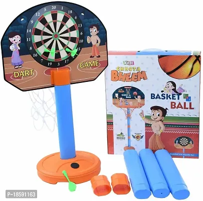 Buyab Factory Basketball Set with Attractive Design for Kids Wooden Board Basketball for Playing Indoor Outdoor Basketball Game high Quality Material Gift Set for Kids