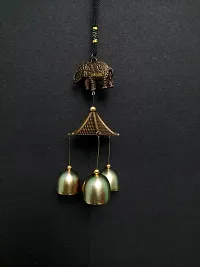 3 Bells Wind Chime Hanging For Home Balcony Garden Office Bedroom Possitive-thumb3