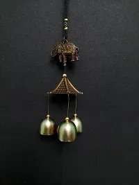 3 Bells Wind Chime Hanging For Home Balcony Garden Office Bedroom Possitive-thumb1