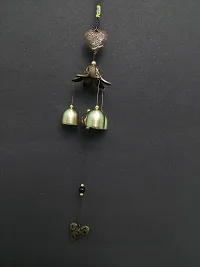 3 Bells Wind Chime Hanging For Home Balcony Garden Office Bedroom Possitive-thumb2