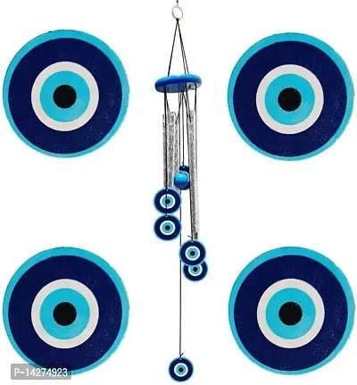 Evil Eye Wind Chime Hanging For Home Balcony Garden Office Bedroom Possitive-thumb2