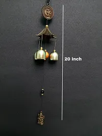 3 Bells Wind Chime Hanging For Home Balcony Garden Office Bedroom Possitive-thumb4